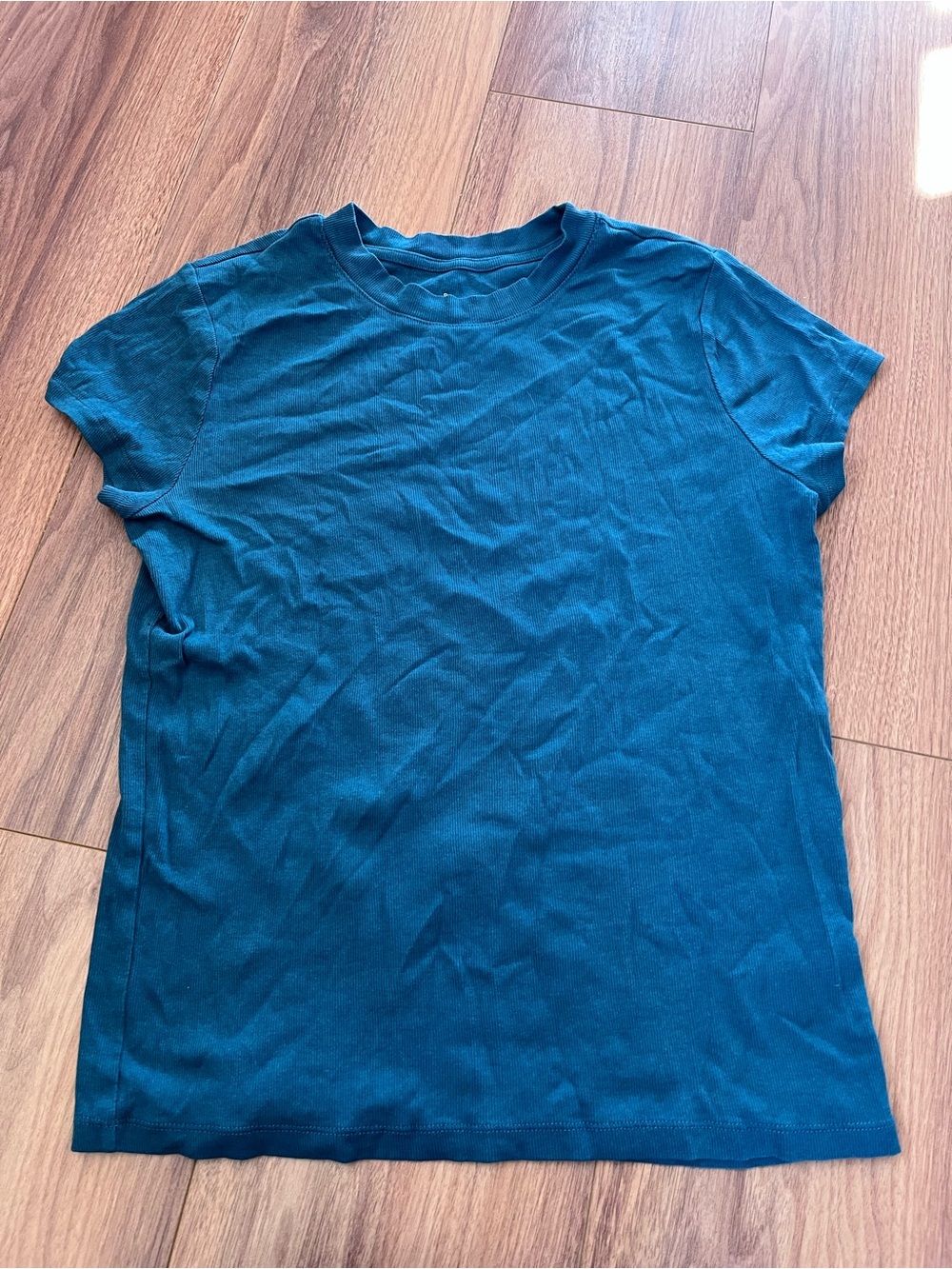 a new day Short Sleeve Crewneck Tee in Teal